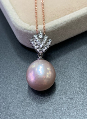 七宝珊瑚：海水珍珠吊坠，s925银镶嵌350元一个