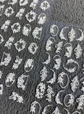 美甲贴纸浮雕龙年国潮鎏金