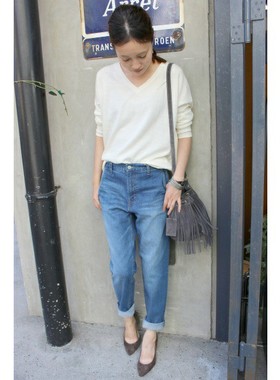 初原家女士日系牛仔裤小脚萝卜裤常年春秋百搭天花板级别iena