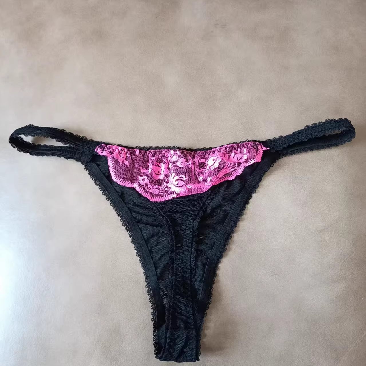 艾塔丽丝   欧美女士内裤网纱性感丁字裤适合臀围3031