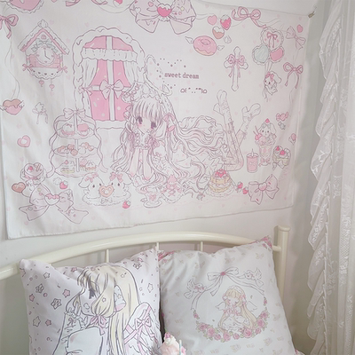 少女心挂布可爱人型电脑天使心