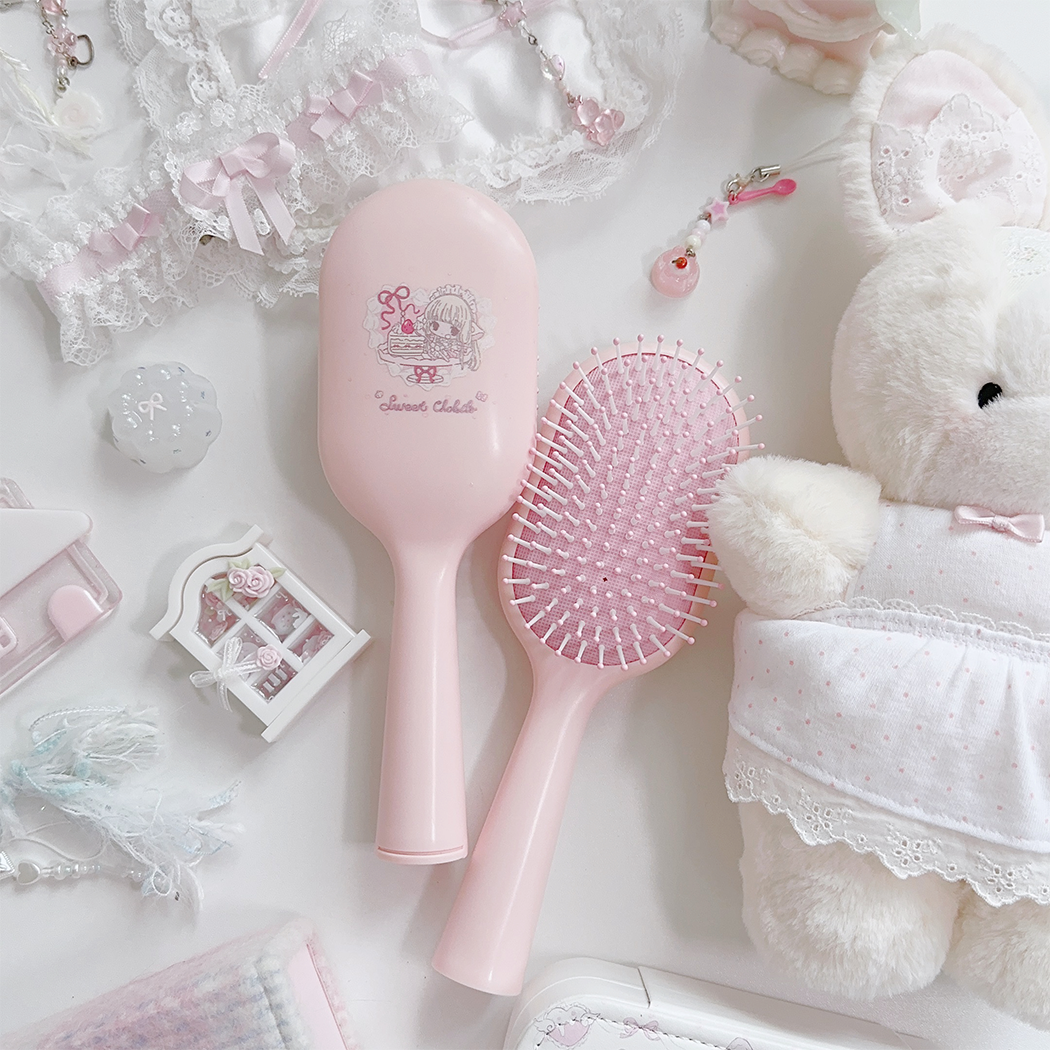 小叽甜品气垫梳皮经络按摩梳蓬