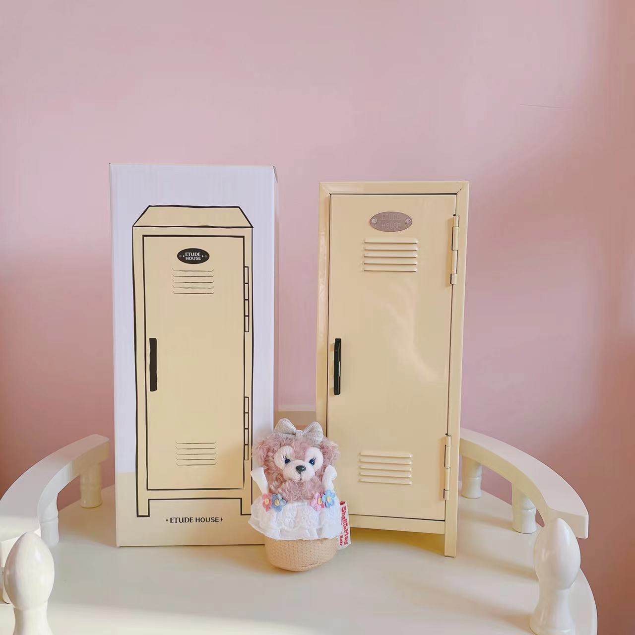 thumbnail for Etude House Storage Cabinet Little Red Book Same Desktop Girl Storage Cute Girl Heart Small Cabinet Students