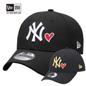 肖战王一博同款 NEW ERA纽亦华棒球帽NY爱心男女情侣弯檐遮阳防晒