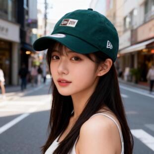 日柜正品NEWERA纽亦华墨绿色棒球帽CC复古街头小清新男女休闲情侣