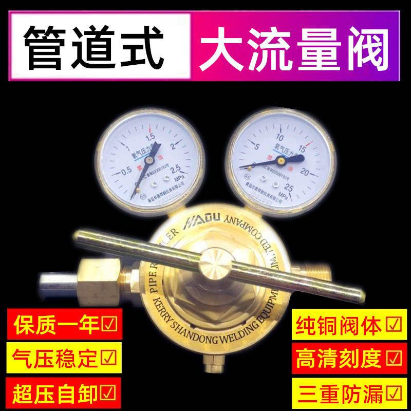 管道式大流量氢气丙烷减压器