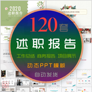 简约企业员工个人转正述职报告PPT模板个人简历求职竞聘岗位晋升