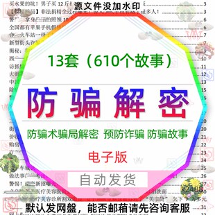 预防骗局街头骗术电子版防骗解密骗术破解电信诈骗不受骗案例故事
