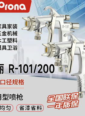 宝丽气动喷漆枪R101 200高压高雾化油漆面底漆喷枪家具W101喷枪