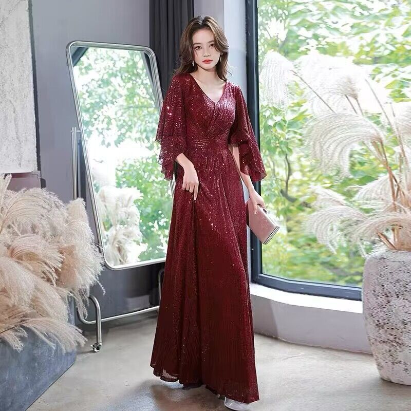 宴会气质晚礼服女高级感