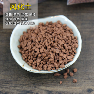 高品风化石风化土铺面种植多肉兰花盆景透气疏松营养介土质颗粒土