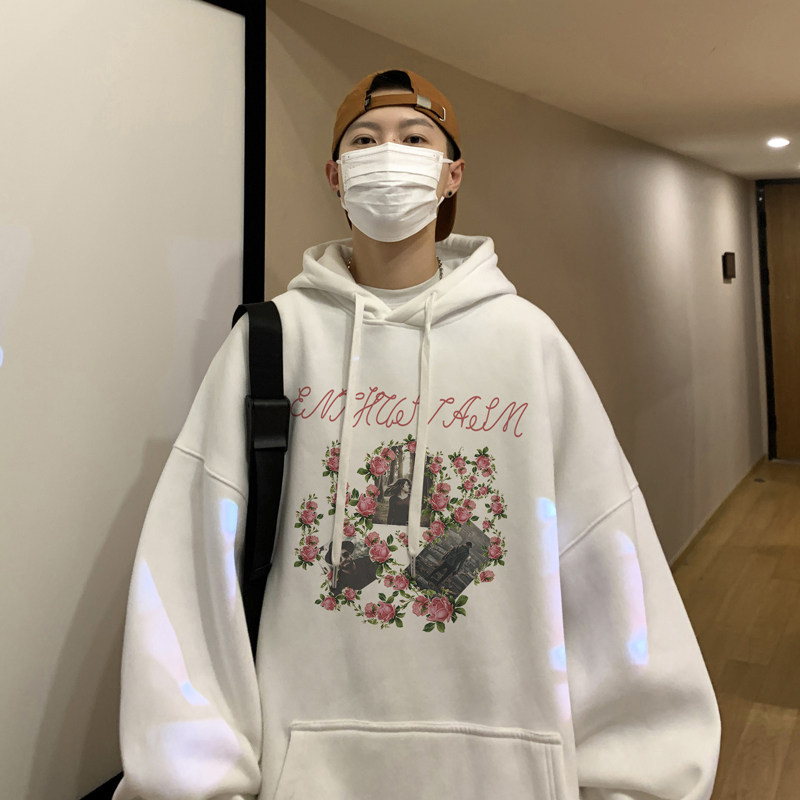 2026秋装新款小众潮牌复古宽松连帽卫衣港风A025-W512-P50控68,男装卫衣,电商A025