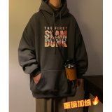 重磅加绒加厚直播品质大板型2022款篮球少年连帽卫衣W571-P60，男装卫衣，电商A025
