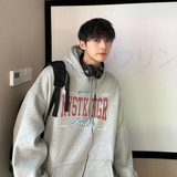 2026秋装新款ins风字母宽松连帽卫衣港风外套A025-W511-P50控68，女装短外套，电商A025