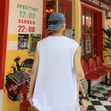 @2025夏装远航旅行字母背心休闲无袖t恤坎肩A025-B308-P25控38，男装背心/马甲，电商A025