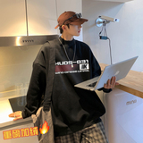 360g重磅摇粒绒大码潮美式加绒半高领卫衣A025-W913-P50控68，男装卫衣，电商A025