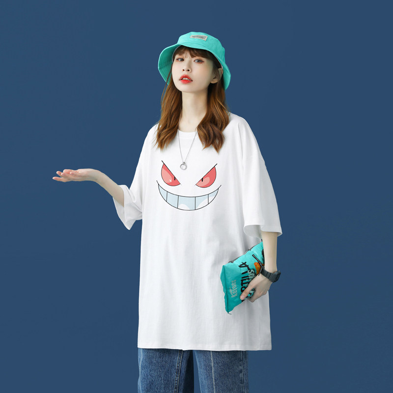 2026夏装新款卡通短袖t恤设计感小众中性teeA025-T7315-P25控38,男装T恤,电商A025