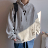50棉加绒*2022数字7印花连帽卫衣A025-W559-加绒P60控78常规50，男装卫衣，电商A025