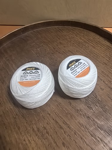 Mke/MKC80号蕾丝线10g，DMC80平替，手工微钩基础色5团包邮