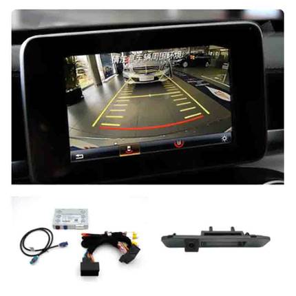 1214款A/B/C/GLK/ML/E系列7寸屏SLK7寸系列4.5系统倒车影像解码器