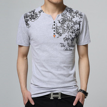 男装 短袖 夏季 t恤2023韩版 男式 大码 T恤t恤短袖 男士 打底衫
