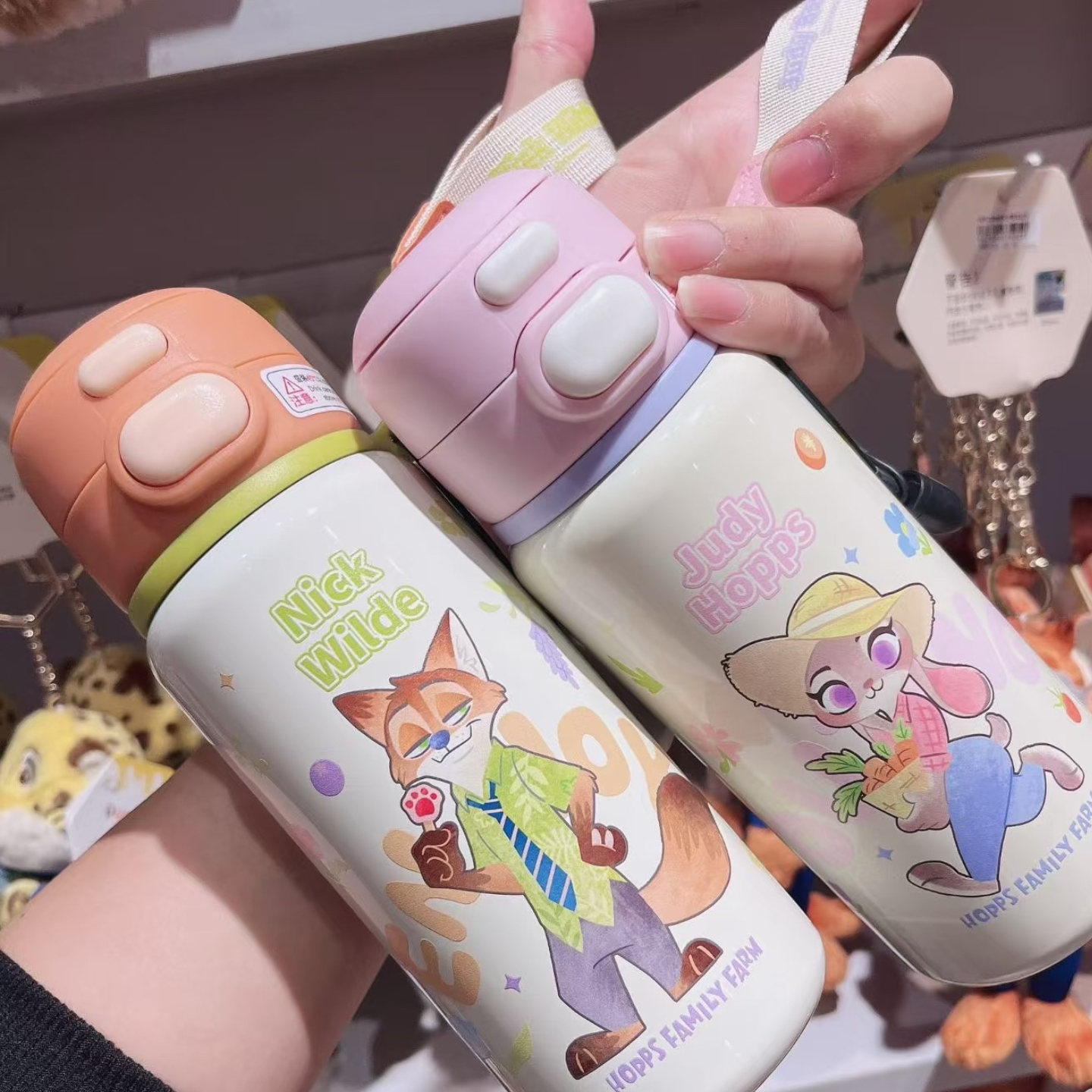 疯狂动物城周边同款朱迪尼克保温