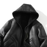 25年冬季新款皮毛一体加绒加厚夹克男外套D209A-PT5858-P265两色，男装夹克，电商D209A