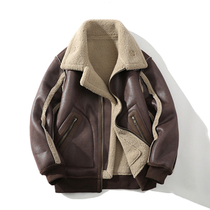 25年冬季新款皮毛一体加绒加厚夹克男外套D209A-PT669-P255 两色，男装夹克，电商D209A