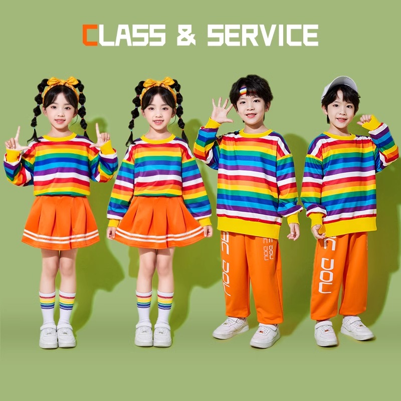 小学生运动会啦啦队秋季团体班服