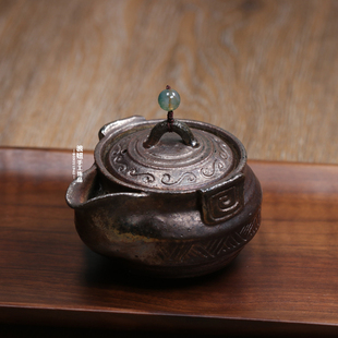 天然玛瑙高档壶盖防摔绳防烫茶壶绳壶绳石瓢壶紫砂壶壶盖小提溜