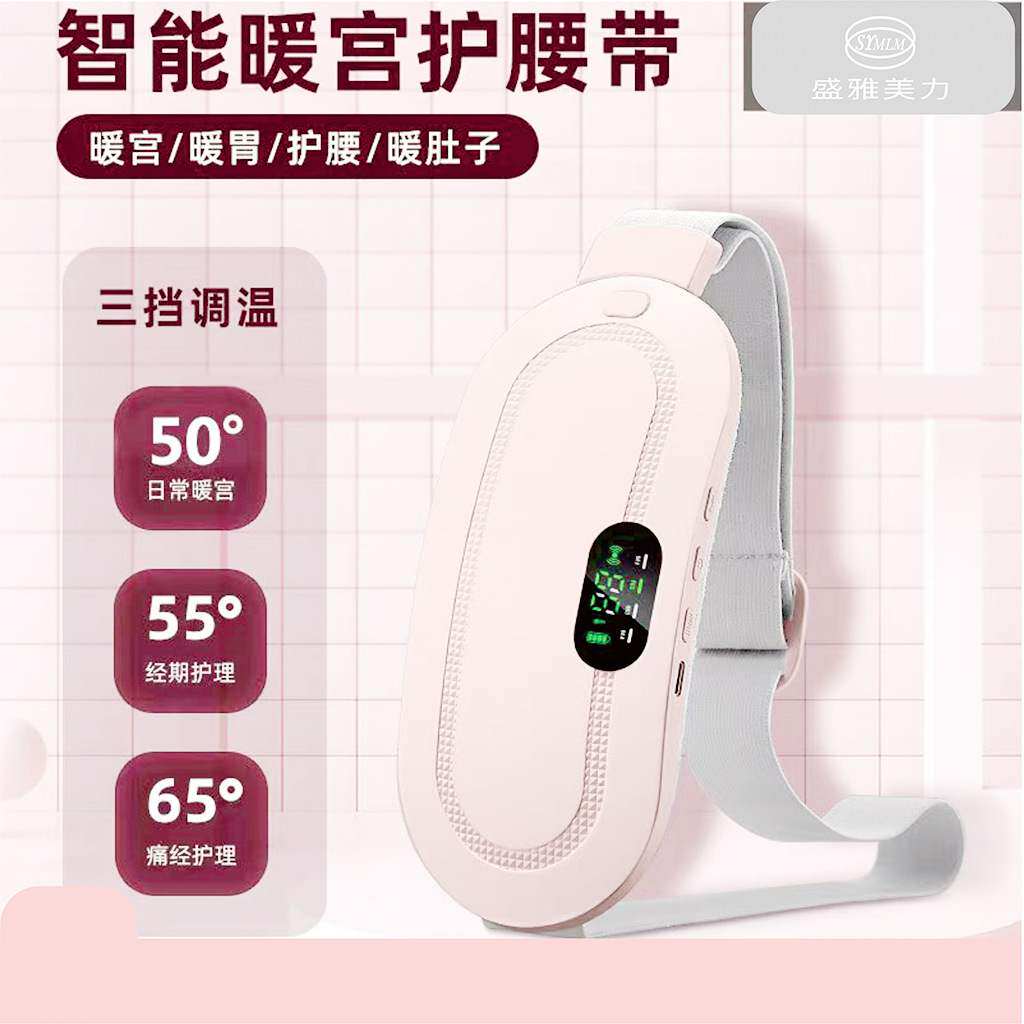 充电式暖宫宝宝暖宫腰带暖宫暧胃女性期加热护腰暖宫震动按摩