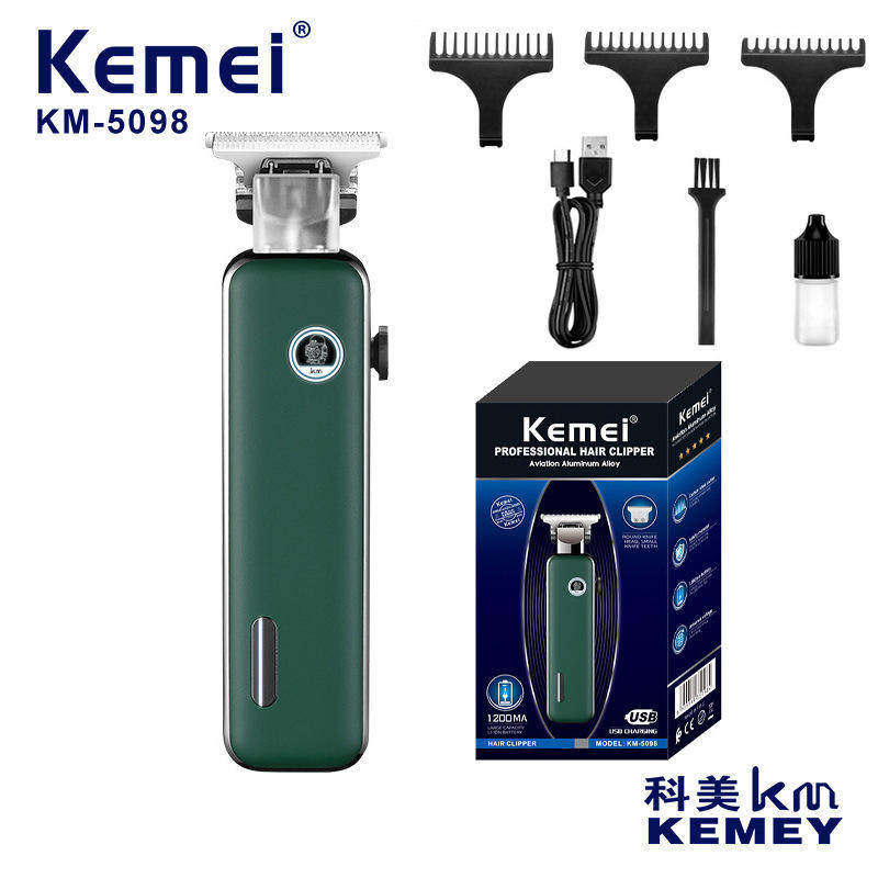 新款KM5098科美理发器雕刻电动发