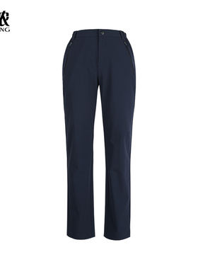 建侬春夏男女梭织弹力速干透气舒适商务运动免烫休闲长裤F9651/52