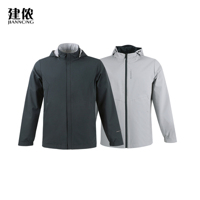 建侬春秋男女款字母印花双面防风挺括耐磨休闲风衣外套F6557 6558