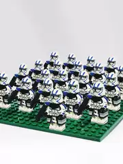 Star Wars Building Block Minifigures Stormtrooper Clone Trooper Rebel Alliance Dark Trooper Military Parade Team Formation Assembly Toy