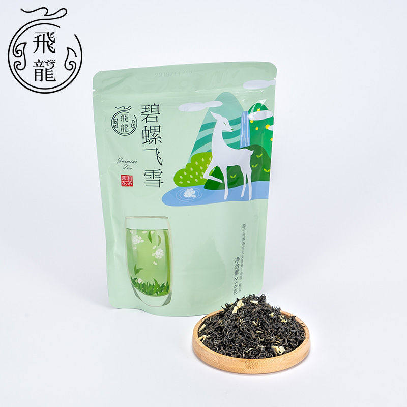 飞龙成都市四川省碧螺飞雪特级茉莉花茶大包浓香型厂家直销