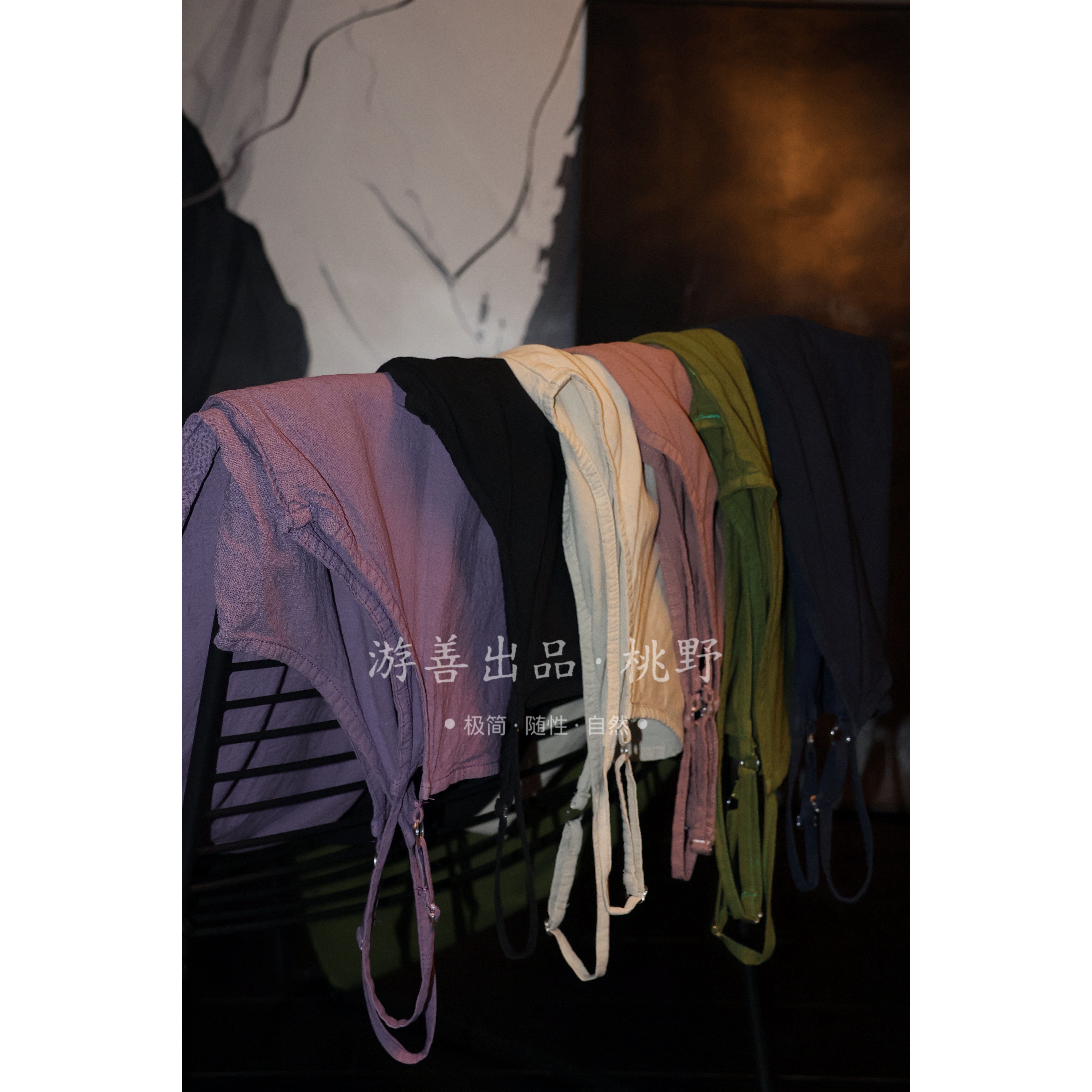 春款文艺薄款女宽松吊带连衣裙