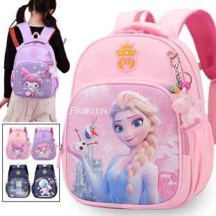 可爱书包女幼儿园男童小中大班学前班艾莎公主女宝宝卡通双背超轻