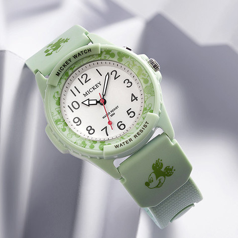 正品新款迪士尼儿童手表硅胶表带米奇女生表小学生卡通潮流石英表