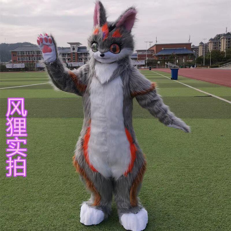 狐狸吉祥物服装公仔卡通人偶定制头套定制兽装玩偶服装国外版行走