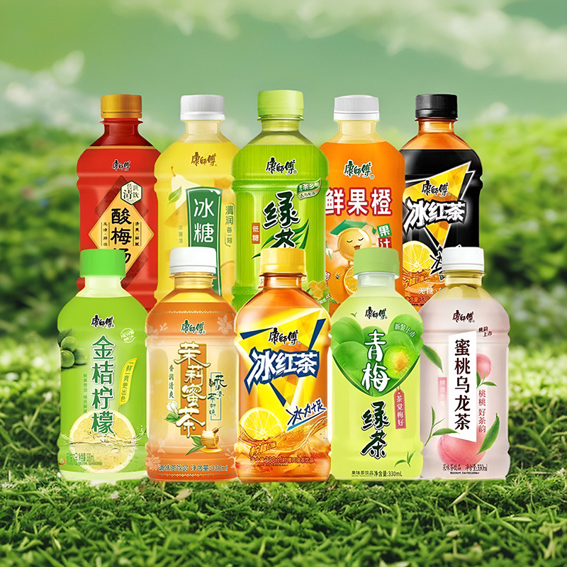 康师傅冰红茶330ml*12瓶蜂蜜绿茶蜜桃乌龙橙汁酸梅汤居家饮料饮品 咖啡/麦片/冲饮 调味茶饮料 原图主图