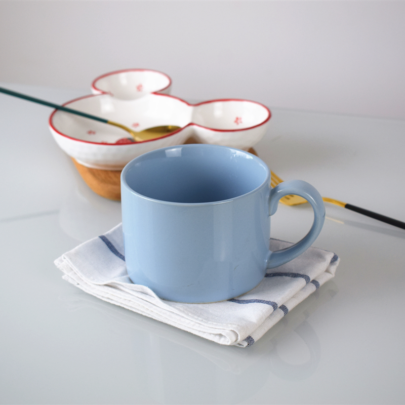 北欧380毫升简约风陶瓷马克杯
