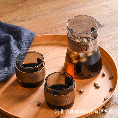 厂家热销咖啡分享壶手冲咖啡云朵壶玻璃分享杯公道杯小咖啡壶