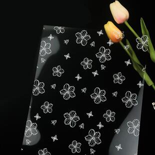 Ruila A4 透明 硬胶片活页手帐分隔页书签自由搭配DIY配件