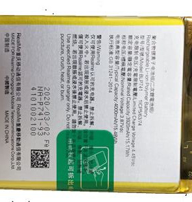 适用于 超聚源 O realme BLP741 X2 XT 手机电池 板