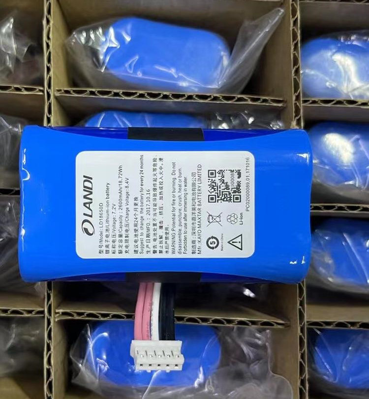 超聚源 适用于 LD18650D 新大陆N910 智能POS终端 N910 电池