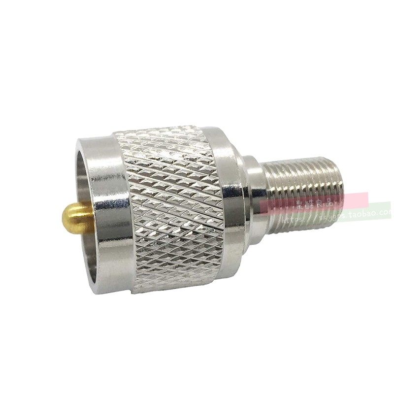 英制F转UHF公头同轴连接器F母转SL16公头F/UHF-JJ-JK转接头连接器