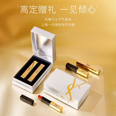 YS小金条小黑条丝绒哑光显色口红浓郁唇膏唇釉礼盒