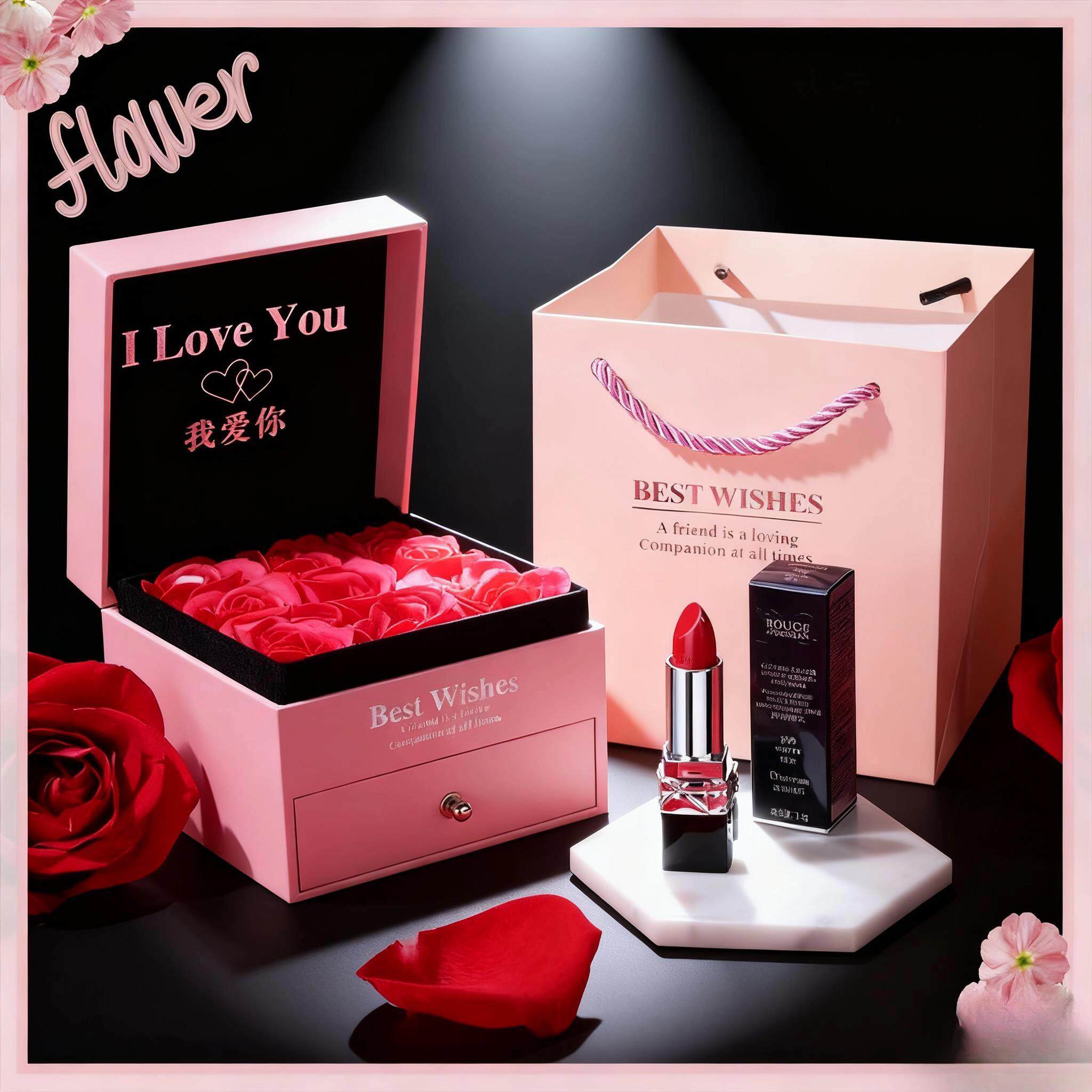 专柜迪奥诗丹999口红礼盒套装大牌新年情人节礼物送女友闺蜜老婆