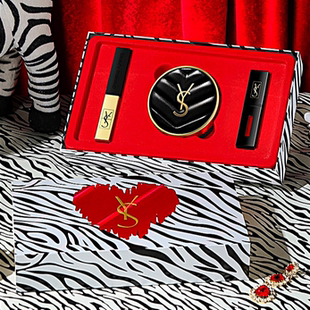 大牌正品YS口红小金条1966唇釉气垫礼盒彩妆套装中秋节礼物送女友